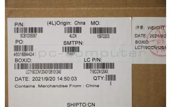 Lenovo 5CB1D05097 Tastatur inkl. Topcase deutsch L82JH SG BU
