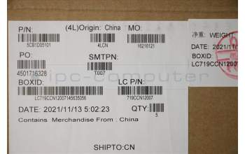 Lenovo 5CB1D05101 Tastatur inkl. Topcase ASM_HUN L82JH SG BU