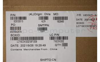 Lenovo 5CB1D05115 Tastatur inkl. Topcase ASM_TUR L82JH SG BU