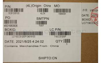 Lenovo 5CB1D05120 Tastatur inkl. Topcase ASM_LA SPA L82K6 GY