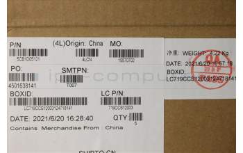 Lenovo 5CB1D05121 Tastatur inkl. Topcase ASM_KOR L82K6 GY