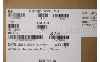 Lenovo 5CB1D05132 Tastatur inkl. Topcase ASM_SLV L82K6 GY