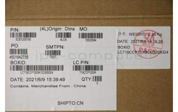 Lenovo 5CB1D05190 C-Abdeckung mit Tastatur, Englisch (GB), Grau