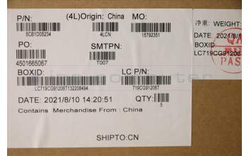 Lenovo 5CB1D05234 Tastatur inkl. TopcaseASMEUROENGL82JDSGw/RGBWRF