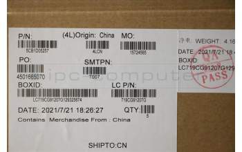 Lenovo 5CB1D05257 Tastatur inkl. Topcase ASM_UK L82JDSGw/RGBWRF