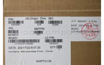 Lenovo 5CB1D05361 Tastatur inkl. TopcaseASM_USAENGL82JDSGw/RGBWRF