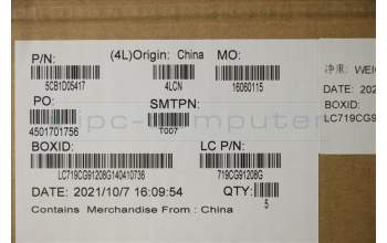 Lenovo 5CB1D05417 Tastatur inkl. TopcaseASM_USAENGL82JDSGw/WHWRF