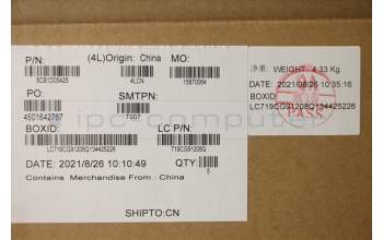 Lenovo 5CB1D05425 Tastatur inkl. Topcase ASM_FRA L82JD STw/BUWRF