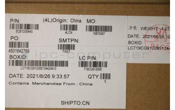 Lenovo 5CB1D05440 Tastatur inkl. Topcase ASM_RUS L82JD STw/BUWRF