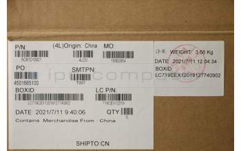 Lenovo 5CB1D10921 Tastatur inkl. Topcase ASM_RUS L82JK BU RGB