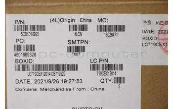 Lenovo 5CB1D10925 Tastatur inkl. Topcase ASM_THAI L82JK BU RGB