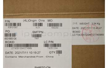 Lenovo 5CB1D10937 Tastatur inkl. Topcase ASM_UK L82JK BU WH
