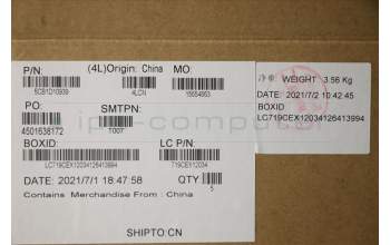 Lenovo 5CB1D10939 Tastatur inkl. Topcase ASM_FRA L82JK BU WH