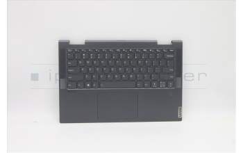 Lenovo 5CB1D12414 C-Cover with keyboard,USA English,Slate Grey