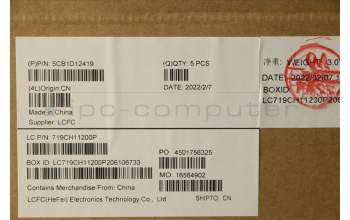 Lenovo 5CB1D12419 Tastatur inkl. Topcase ASM_ARA L82N7 SG