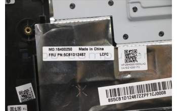 Lenovo 5CB1D12467 Tastatur inkl. Topcase ASM_FRA L82NL HY56F