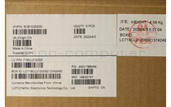 Lenovo 5CB1D20039 Tastatur inkl. Topcase ASM_THAI L82JM PHA_BU