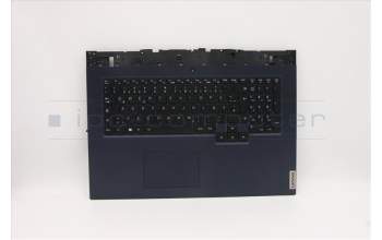 Lenovo 5CB1D20056 C-Cover with keyboard, German, Phantom Blue, Backlight