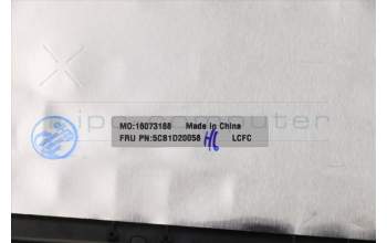 Lenovo 5CB1D20058 C-Cover with keyboard,Hebrew,Phantom Blue