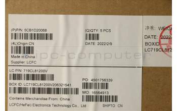 Lenovo 5CB1D20068 Tastatur inkl. Topcase ASM_SLV L82JN PHA_BU