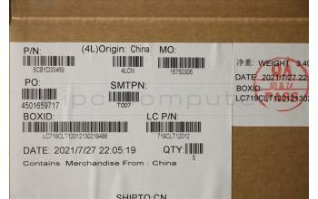 Lenovo 5CB1D33469 Tastatur inkl. Topcase ASM_ENG L82M8 GY BL