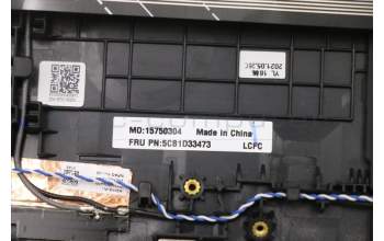 Lenovo 5CB1D33473 Tastatur inkl. Topcase deutsch L82M8 GY BL