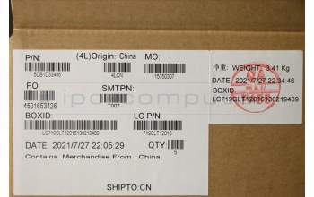 Lenovo 5CB1D33486 Tastatur inkl. Topcase ASM_UK L82M8 GY BL