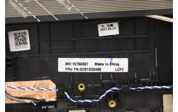 Lenovo 5CB1D33486 Tastatur inkl. Topcase ASM_UK L82M8 GY BL