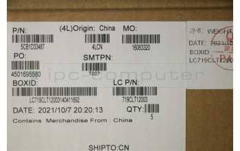 Lenovo 5CB1D33487 Tastatur inkl. Topcase ASM_USA ENG L82M8 GY BL