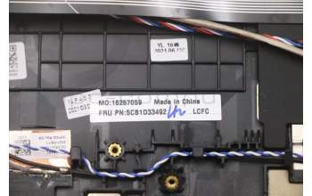 Lenovo 5CB1D33492 C-Abdeckung mit Tastatur, Französisch, grau, Ohne_Hintergrundbeleuchtung