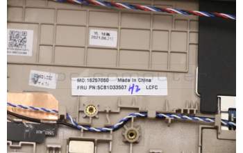 Lenovo 5CB1D33507 C-Cover with keyboard,Czech Slovakian,Sand,Backlight