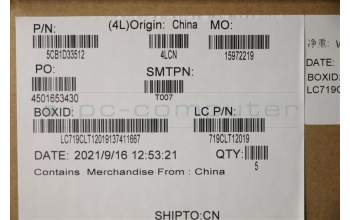 Lenovo 5CB1D33512 Tastatur inkl. Topcase deutsch L82M8 SD BL