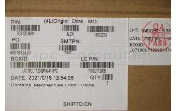 Lenovo 5CB1D33530 Tastatur inkl. Topcase ASM_ENG L82M8 SD NBL