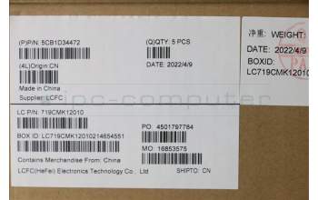 Lenovo 5CB1D34472 Tastatur inkl. Topcase ASM_KOR L82NJ L/S DIS