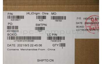 Lenovo 5CB1D66017 Tastatur inkl. Topcase ASM_KOR L82NJ S/G DIS