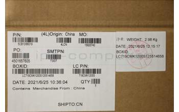 Lenovo 5CB1D66019 Tastatur inkl. Topcase ASM_NORDIC L82NJ S/GDIS