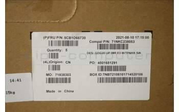 Lenovo 5CB1D66730 Tastatur inkl. Topcase schweiz C 82K2 E3