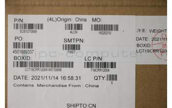 Lenovo 5CB1D70669 Tastatur inkl. Topcase ASM_BUL L82L0 CGY