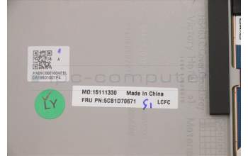 Lenovo 5CB1D70671 Tastatur inkl. Topcase ASM_ENG L82L0 CGY