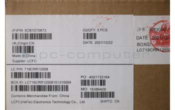 Lenovo 5CB1D70673 Tastatur inkl. Topcase ASM_FRA L82L0 CGY