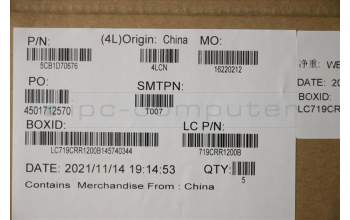 Lenovo 5CB1D70676 Tastatur inkl. Topcase deutsch L82L0 CGY