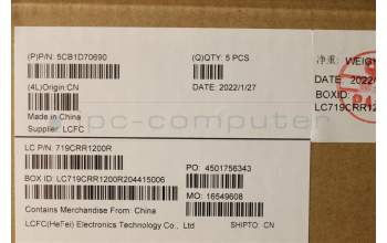 Lenovo 5CB1D70690 Tastatur inkl. Topcase spanisch L82L0 CGY