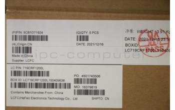 Lenovo 5CB1D71924 Tastatur inkl. Topcase ASM_CZE/SLK L21B1