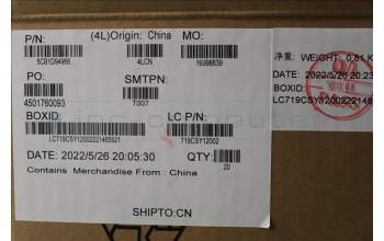 Lenovo 5CB1D94966 COVER Hinge Cover L 82LV AB