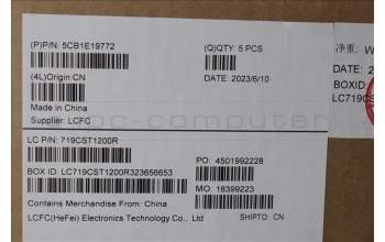 Lenovo 5CB1E19772 Tastatur inkl. Topcase ASM_UK L82LV NFP_CG