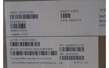 Lenovo 5CB1E19792 Tastatur inkl. Topcase schweiz L82LV NFP_CG