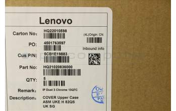 Lenovo 5CB1E19883 COVER Upper Case ASM UKE H 82QS UK SG