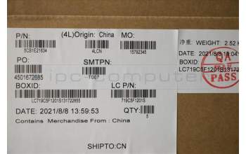 Lenovo 5CB1E21634 C-Abdeckung mit Tastatur, Spanisch