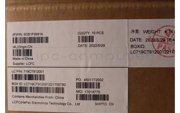 Lenovo 5CB1F09914 COVER LCD Cover L 82LX SAND