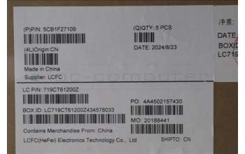 Lenovo 5CB1F27109 Tastatur inkl. Topcase ASM_SLV L82LX NFPAB